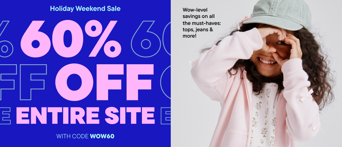 60%  off Entire Site with code WOW60