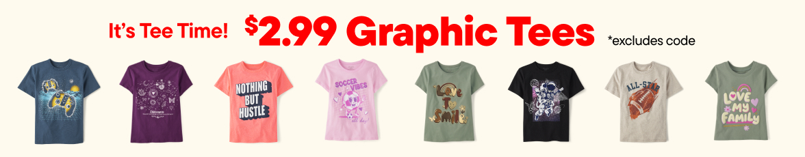 $2.99 Graphic Tees