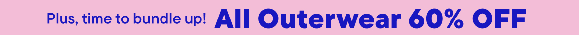 60% off Outerwear
