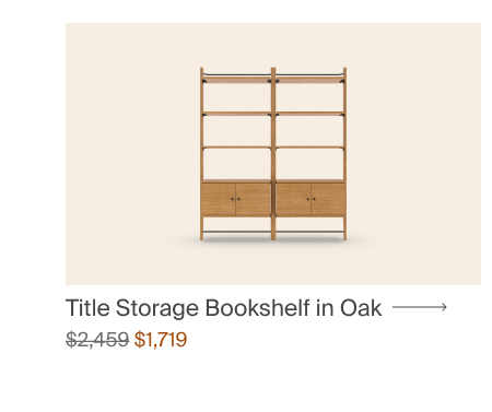  Title Double Storage Bookshelf