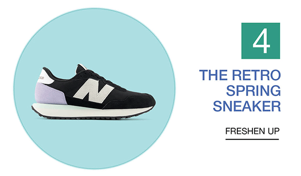 THE RETRO SPRING SNEAKER - FRESHEN UP