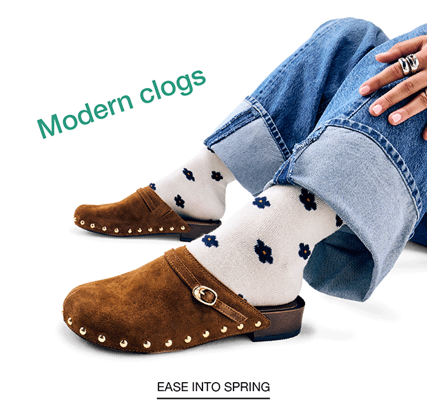 Modern clogs - EASE INTO SPRING
