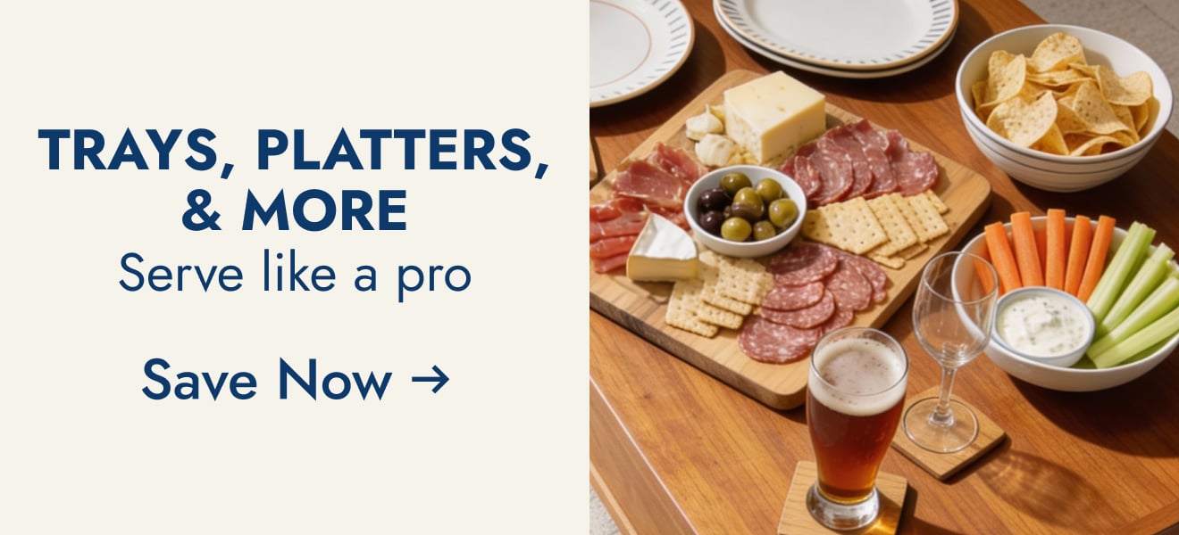 Serving Trays, Platters, & More