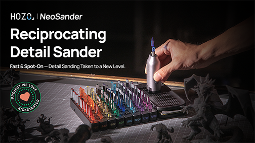 NeoSander: Mini Electric Reciprocating Detail Sander