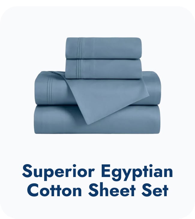 Superior Egyptian Cotton 650 TC Deep Pocket Sheet Set