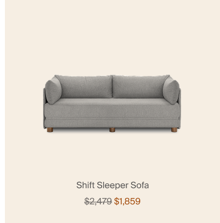 Shift Sleeper Sofa