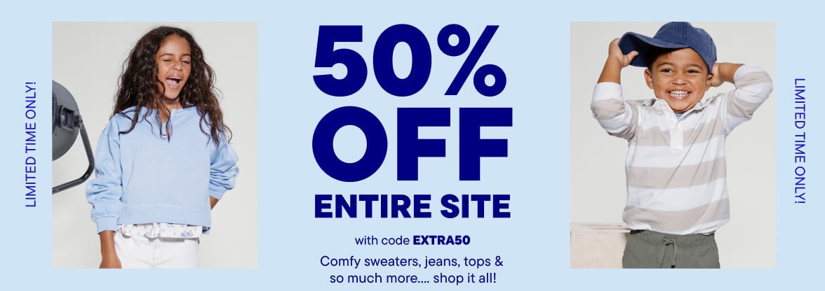 50% off Entire Site with code EXTRA50