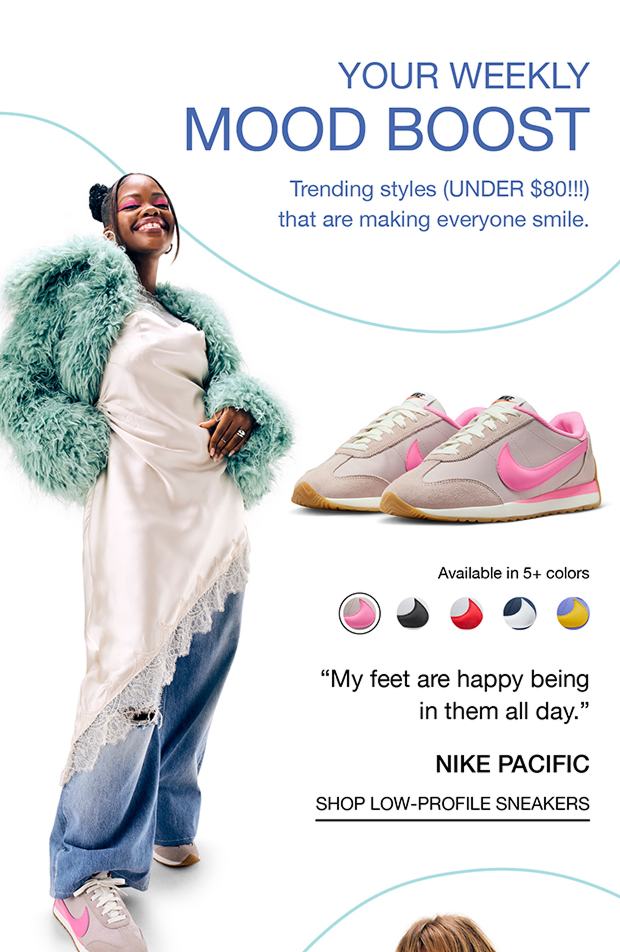 Your Weekly Mood Boost | Shop Low-Profile Sneakers