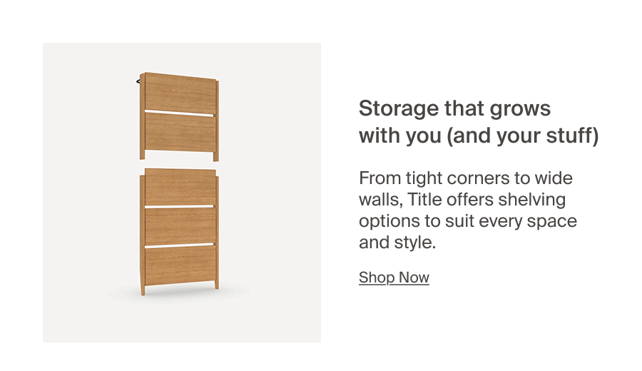 Title Storage Bookshelf
