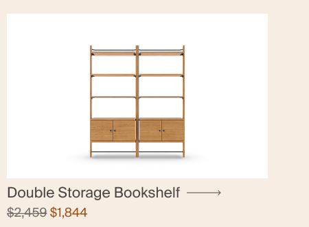 Title Double Storage Bookshelf