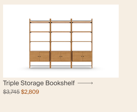 Title Triple Storage Bookshelf