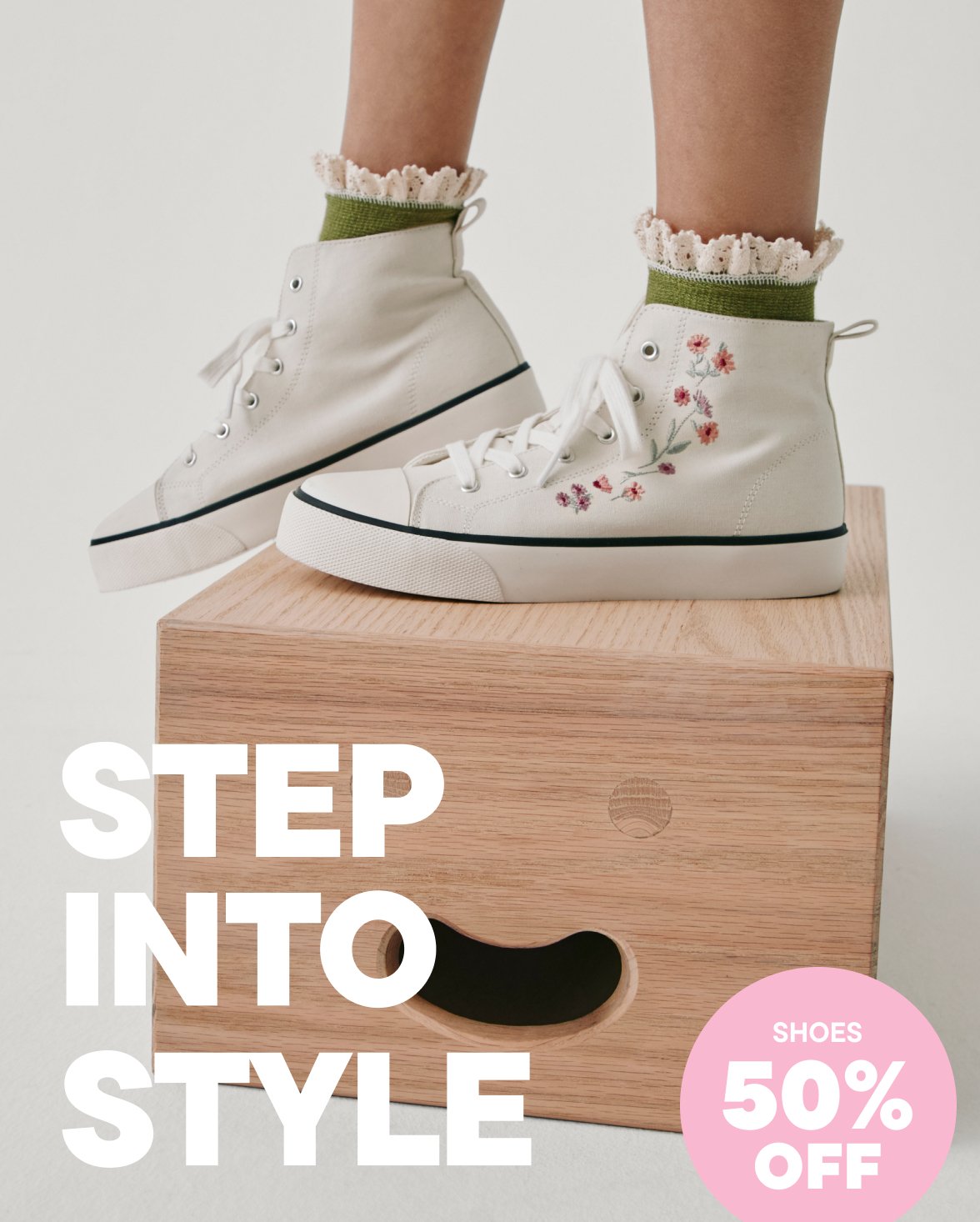 50% off Shoes