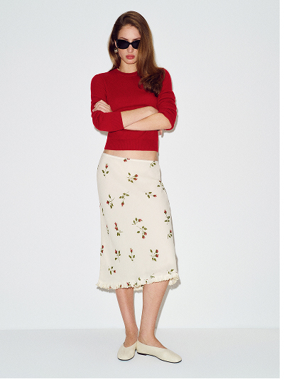 Layla Knee Length Skirt