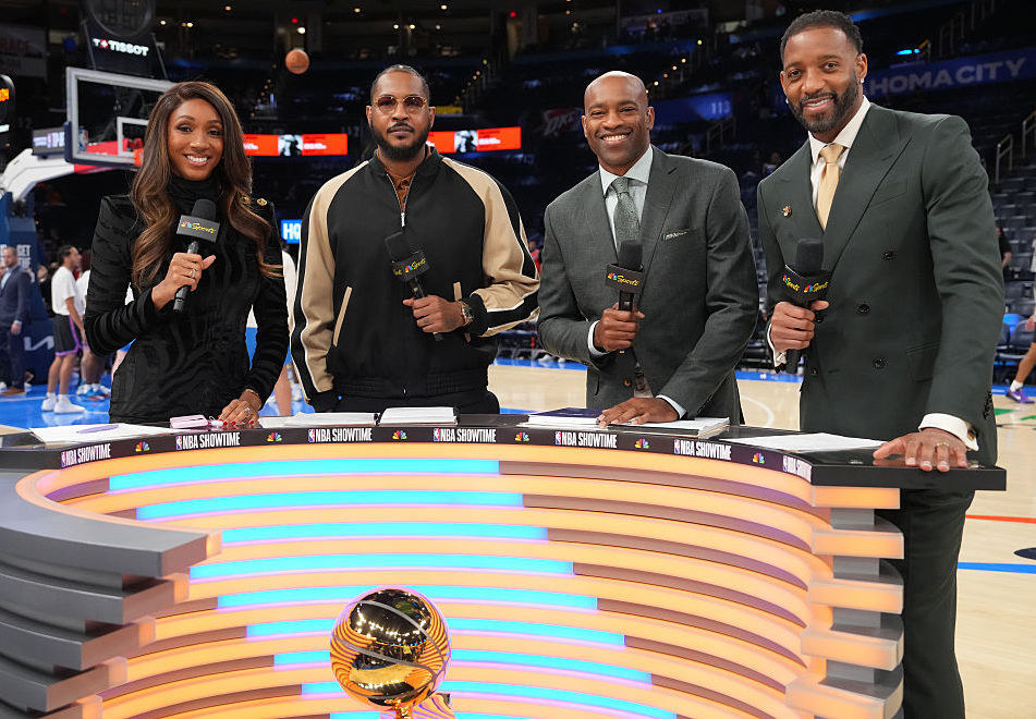 Maria Taylor, Carmelo Anthony, Vince Carter, Tracy McGrady