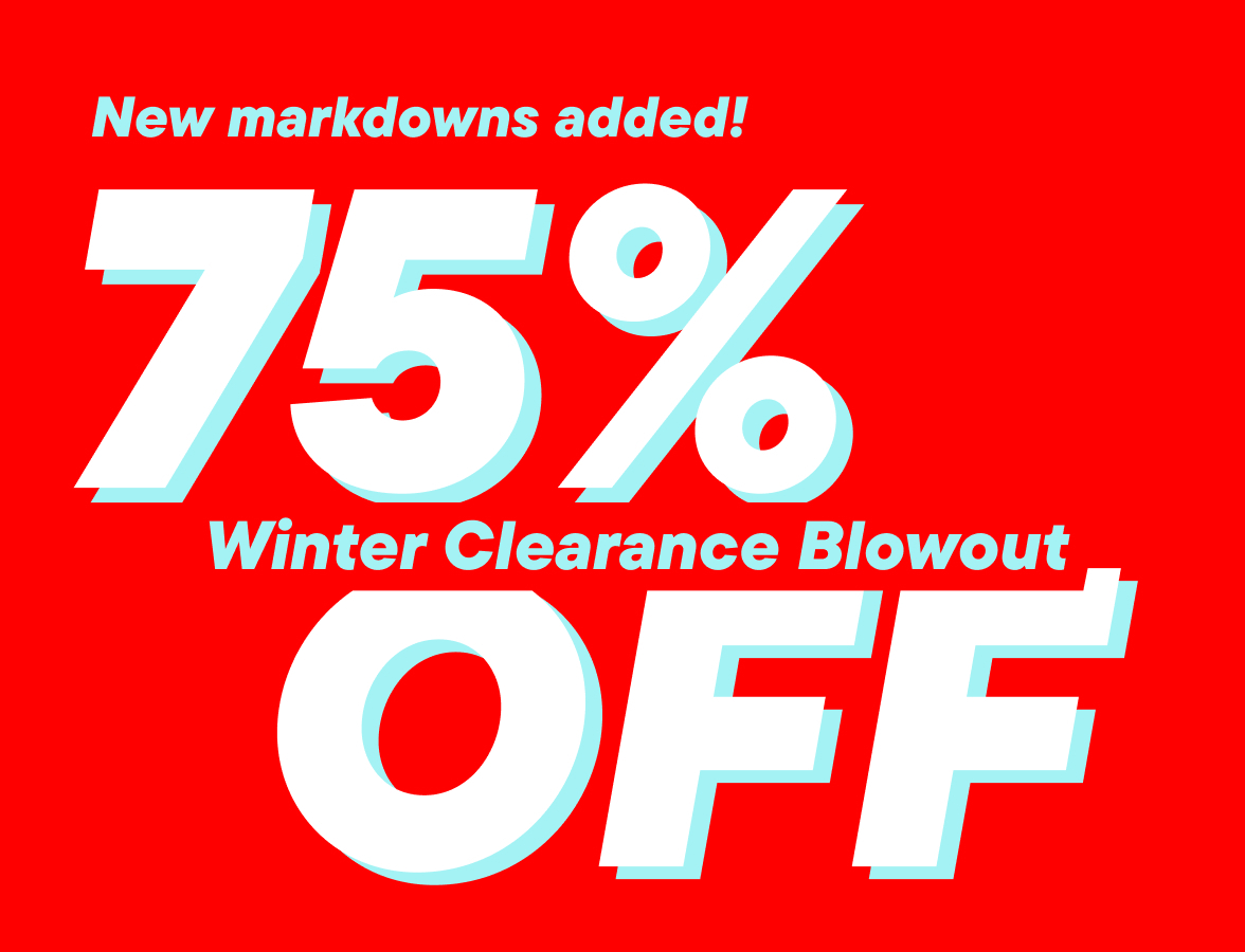 75% off All Clearance