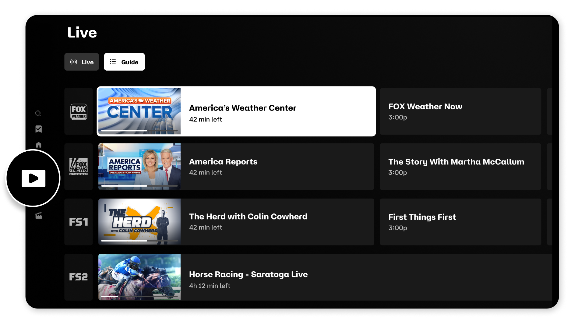 Your FOX Channels All Together