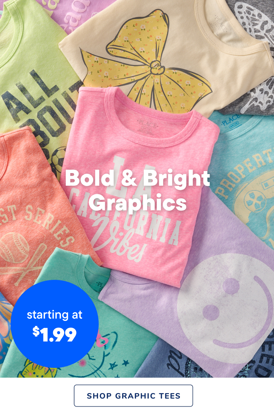 $1.99 & Up Graphic Tees