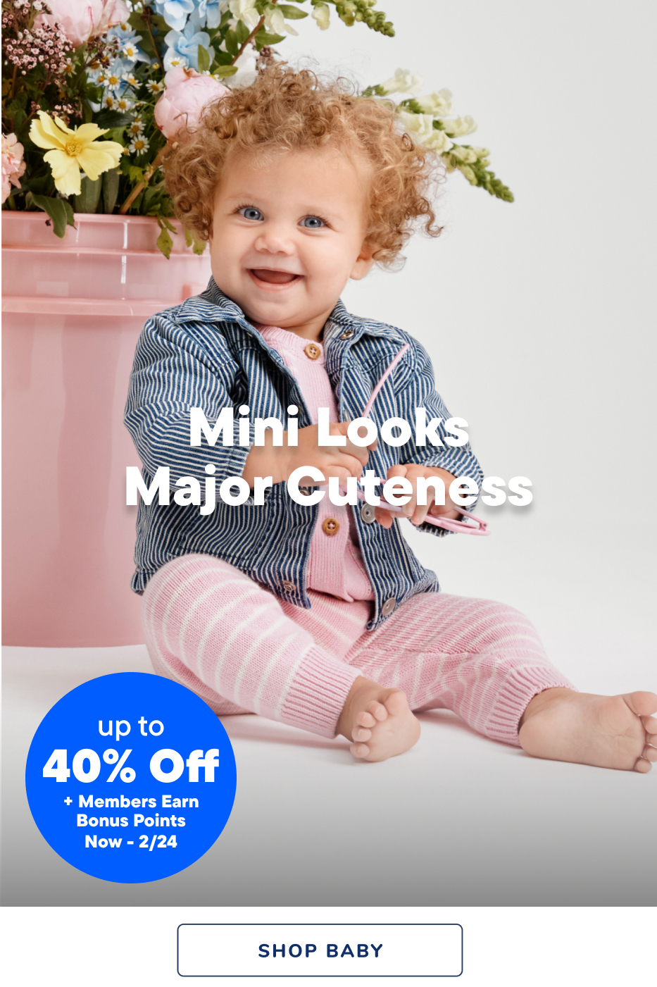 Up to 40% off Baby