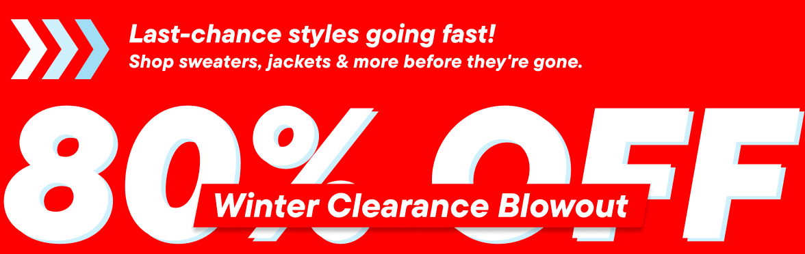 80% off All Clearance