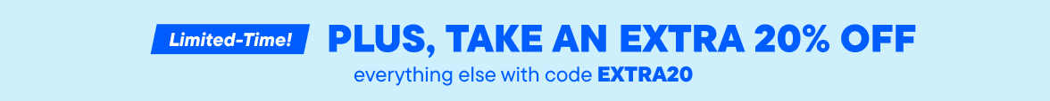 Plus take an Extra 20% Off 