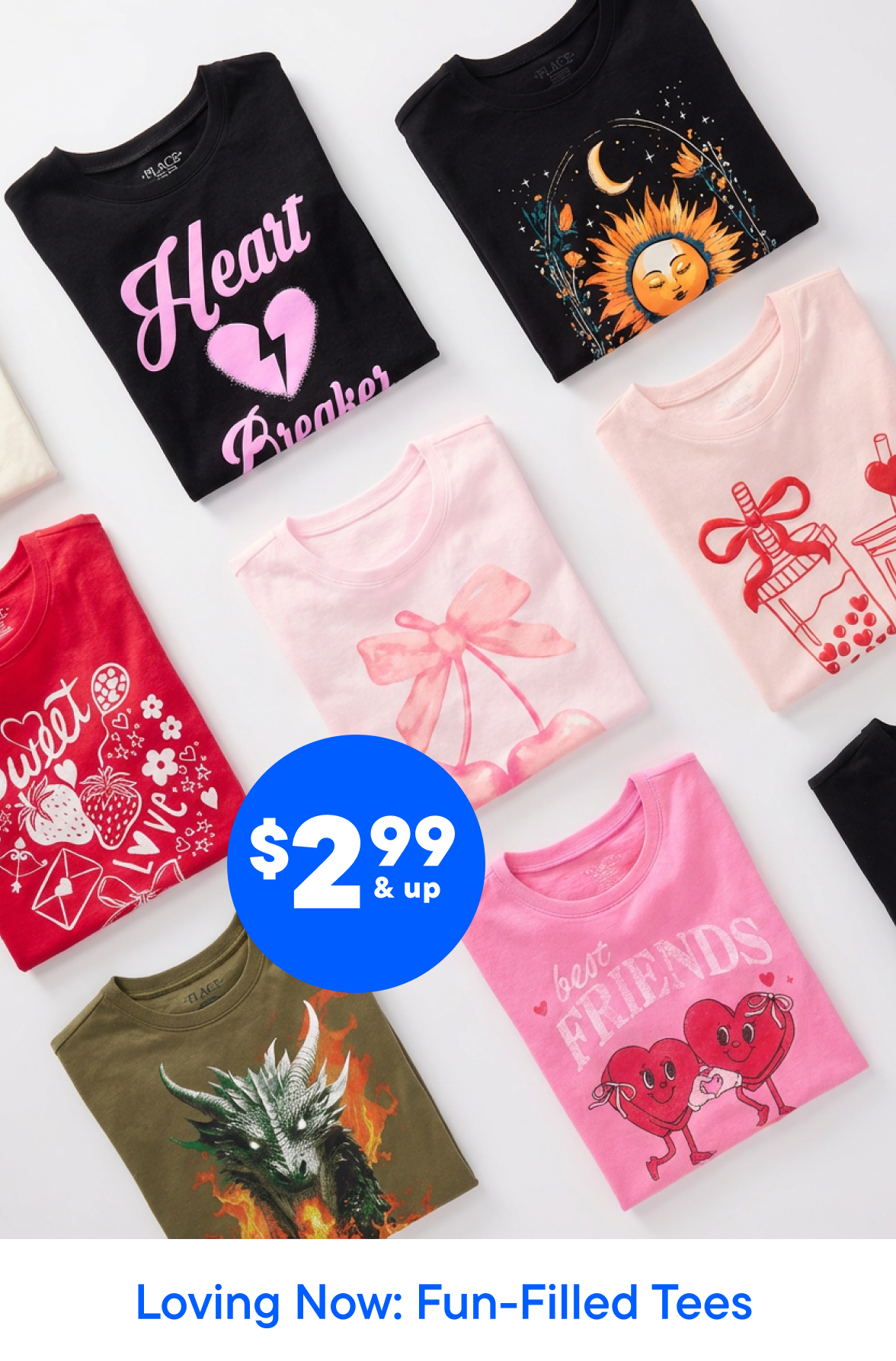 $2.99 & Up Graphic Tees 