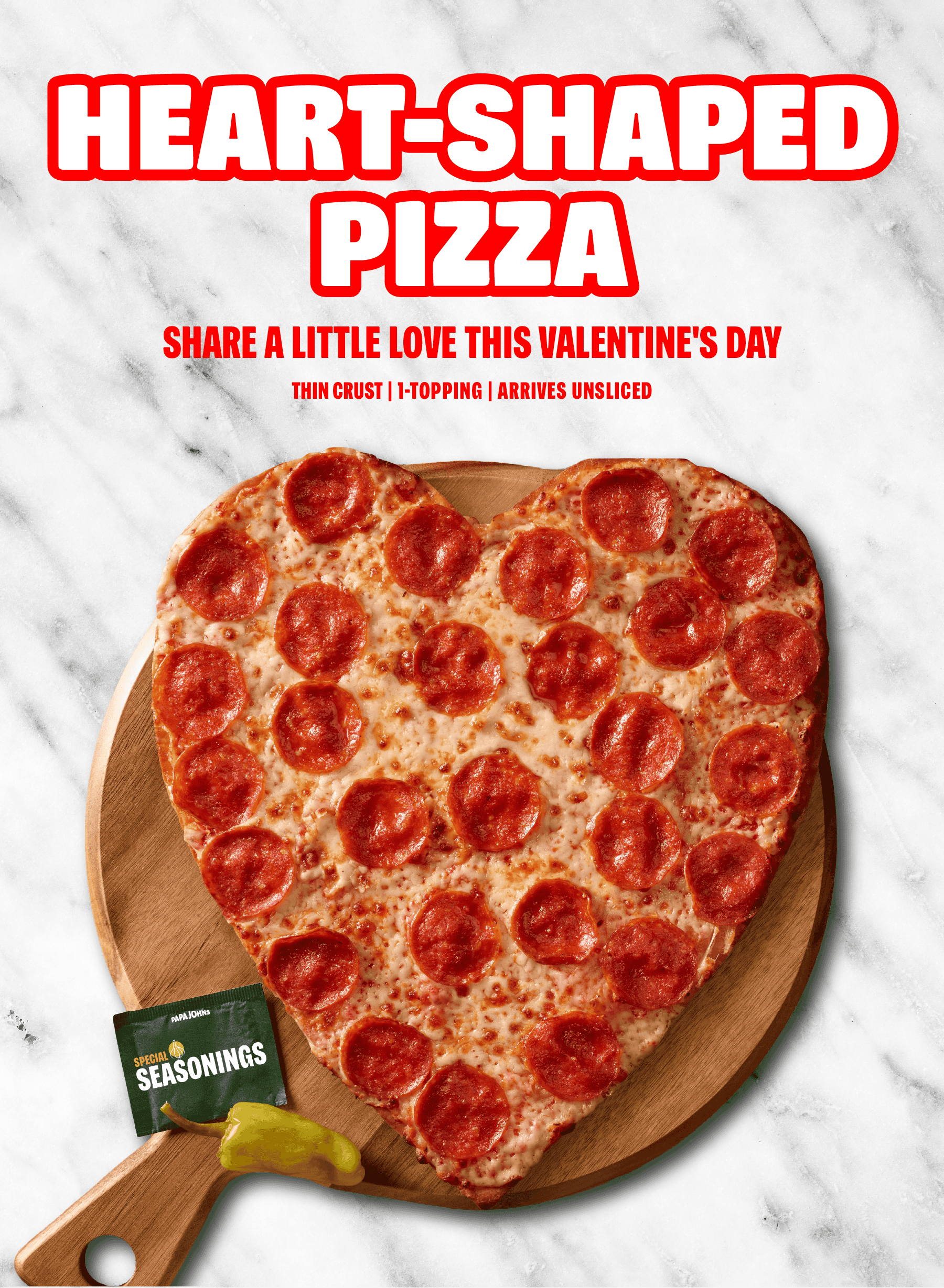 Heart Shaped Pizza
