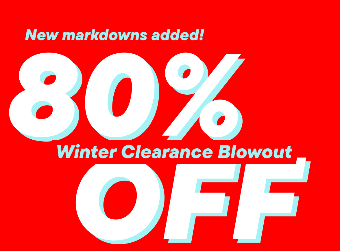 80% Off Clearance 