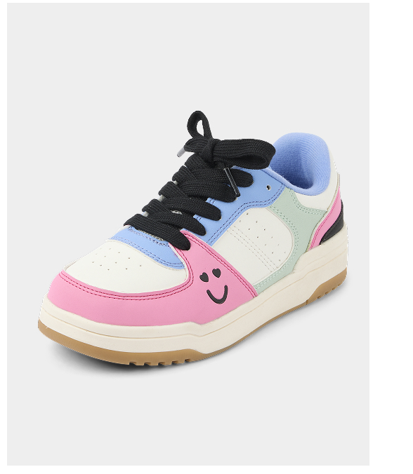 Girls Colorblock Low Top Sneakers - multi