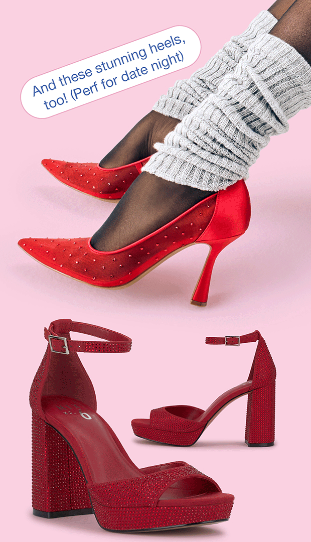 And these stunning heels, too! (Perf for date night)