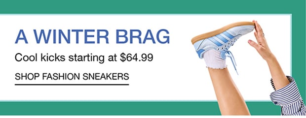 A WINTER BRAG | SHOP FASHION SNEAKERS