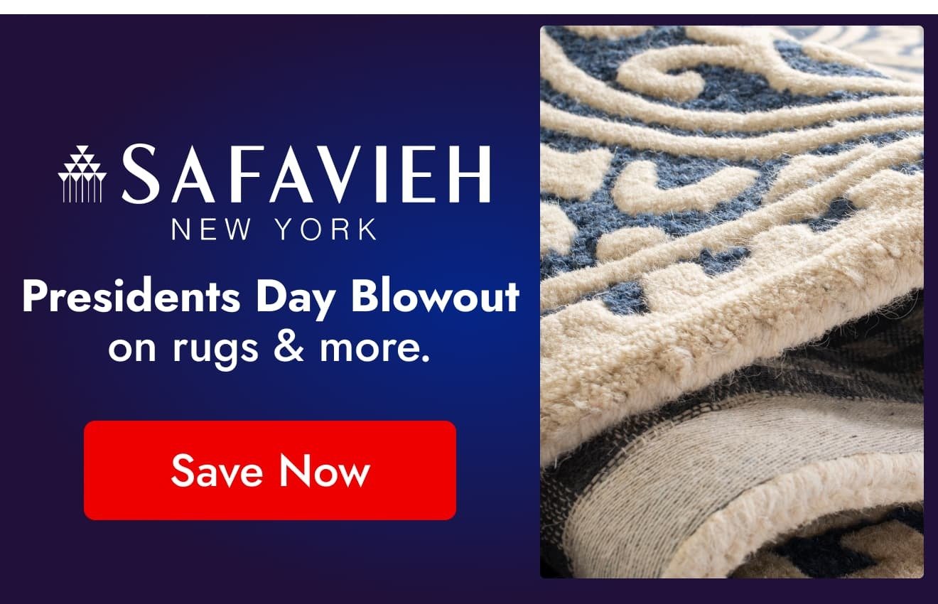 Safavieh: President’s Day Blowout on Rugs + More!