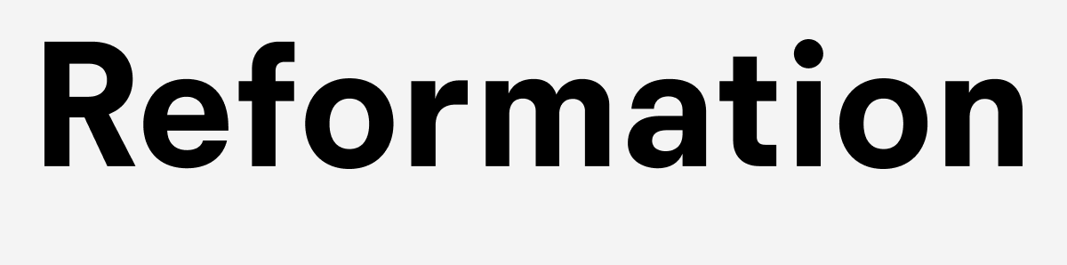Reformation