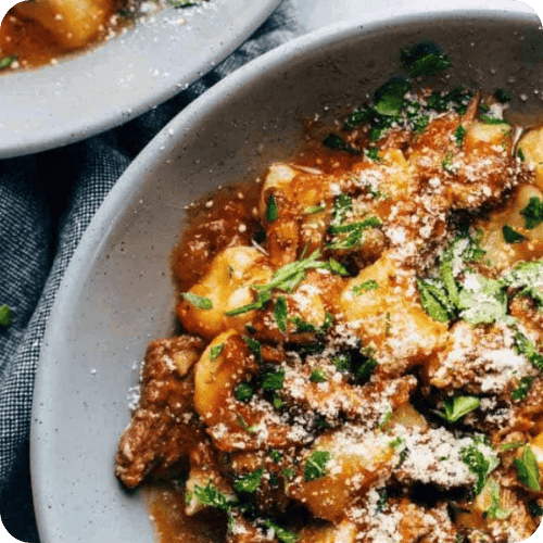 5 ingredient meals short rib gnocchi