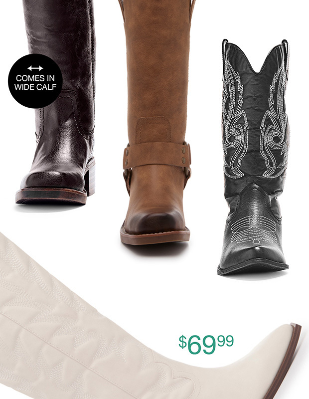 Comes In Wide Calf | $69.99