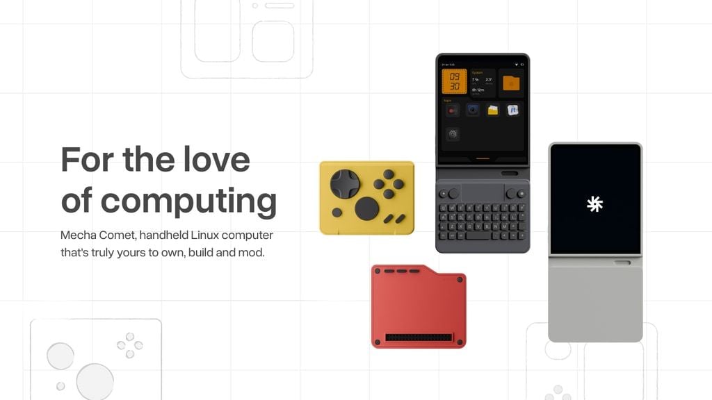 Mecha Comet: Open Modular Linux Handheld Computer