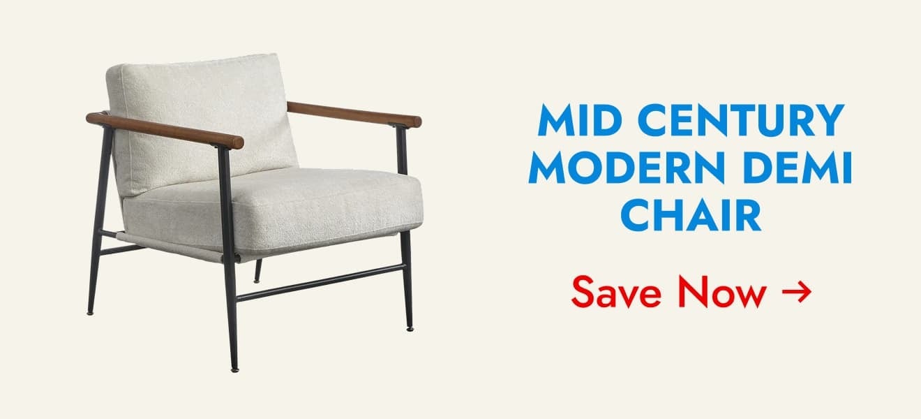 Mid Century Modern Demi Chair - Shop Now