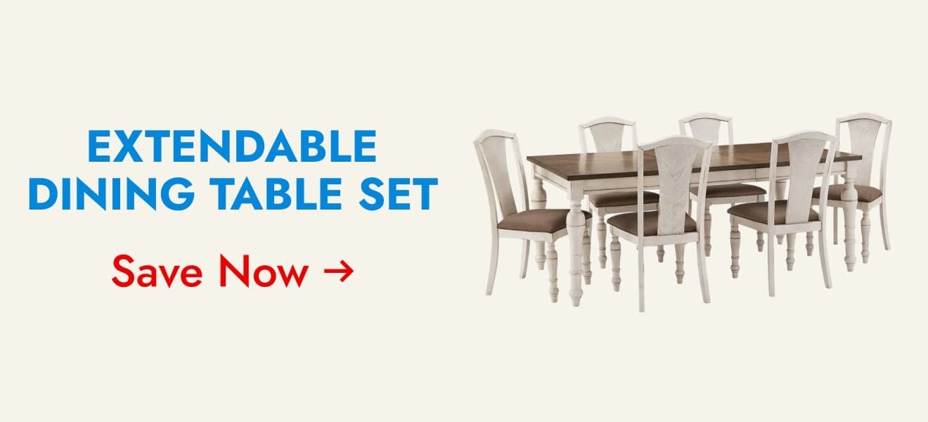 Extendable Dining Table Set - Shop Now