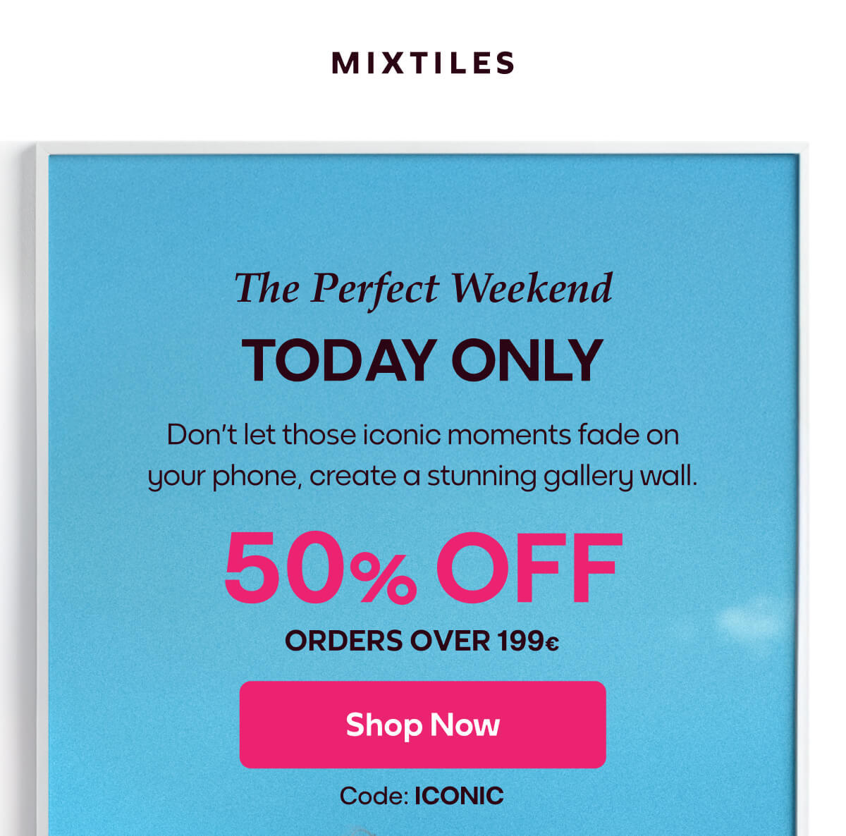 [MIXTILES] Make your walls iconic with Mixtiles. | SHOP NOW