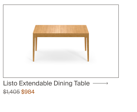 Listo Extendable Dining Table