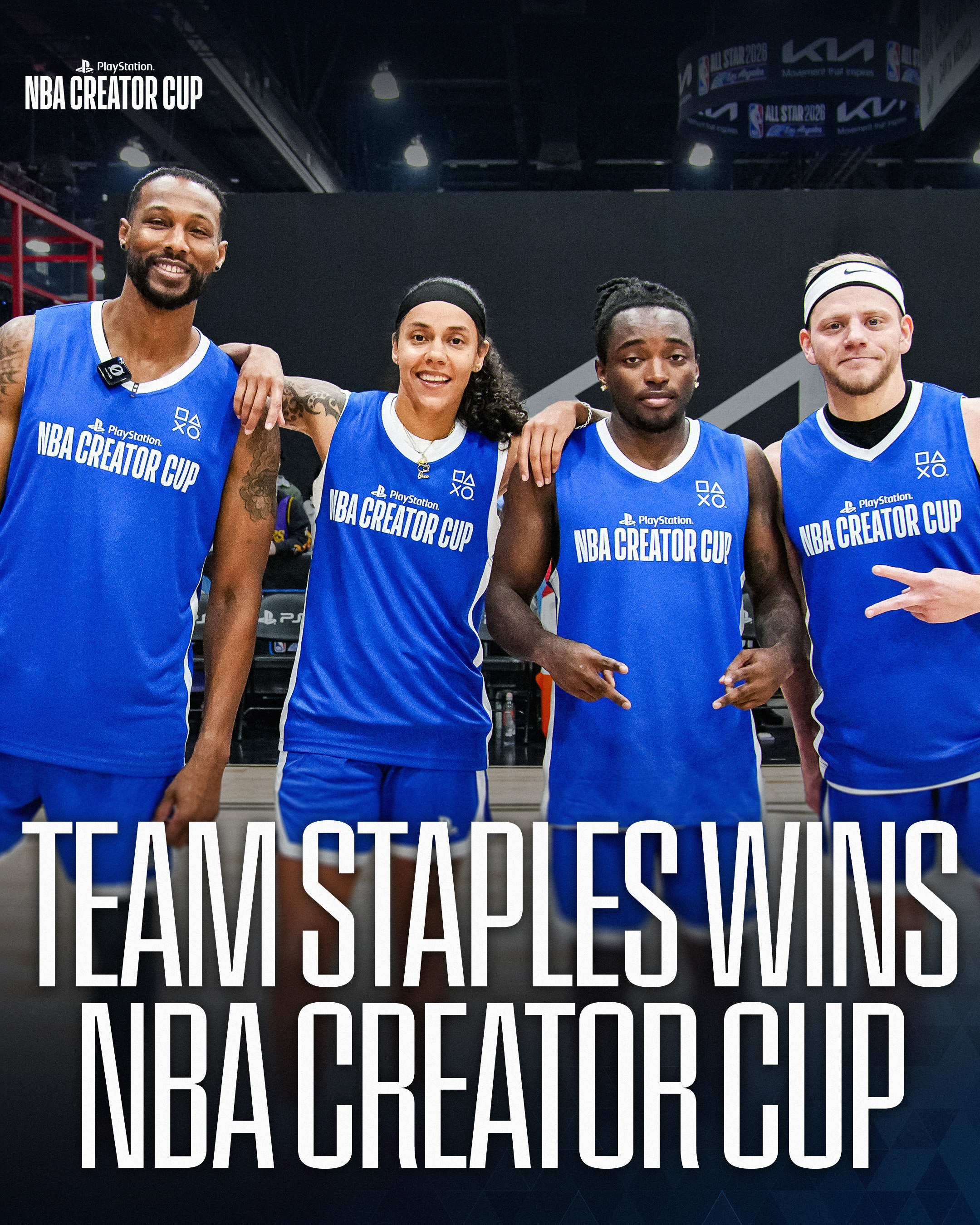Creator Cup champs, Team Staples