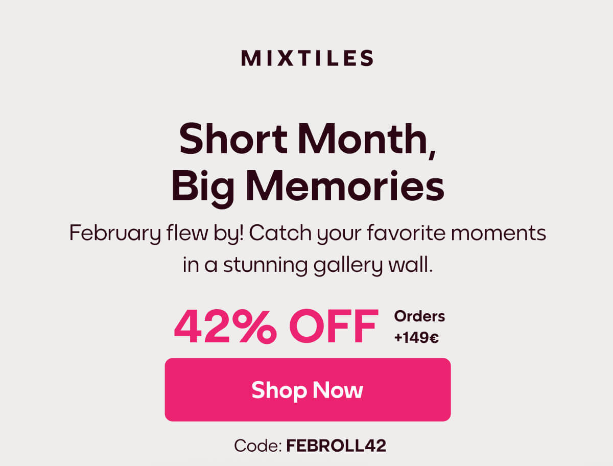[MIXTILES] Catch your favorite moments in a stunning gallery wall. | ORDER NOW