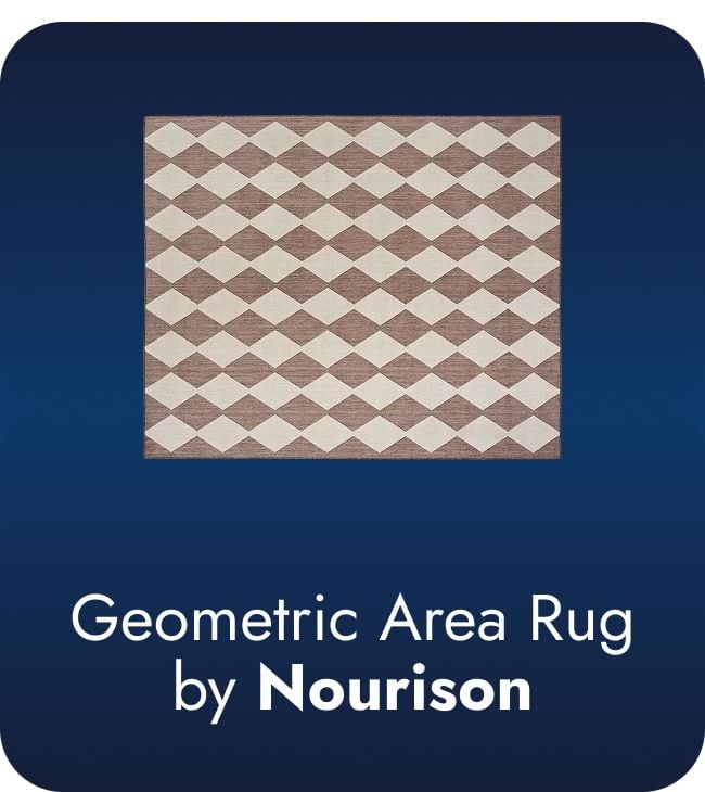 Save on Nourison Positano Indoor/Outdoor Geometric Area Rug