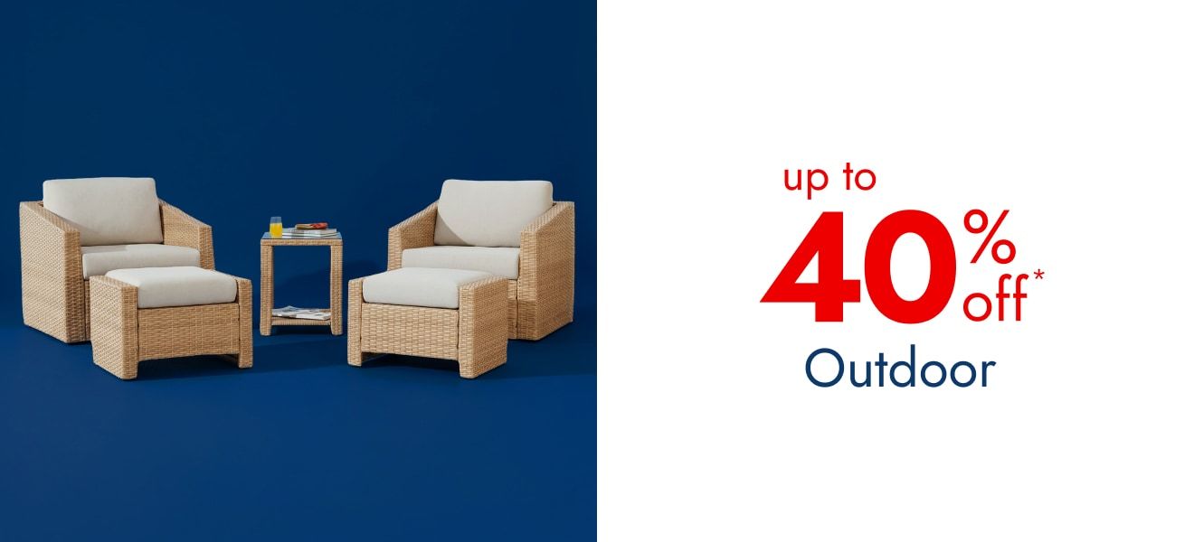 Up to 40% off Outdoor Furniture