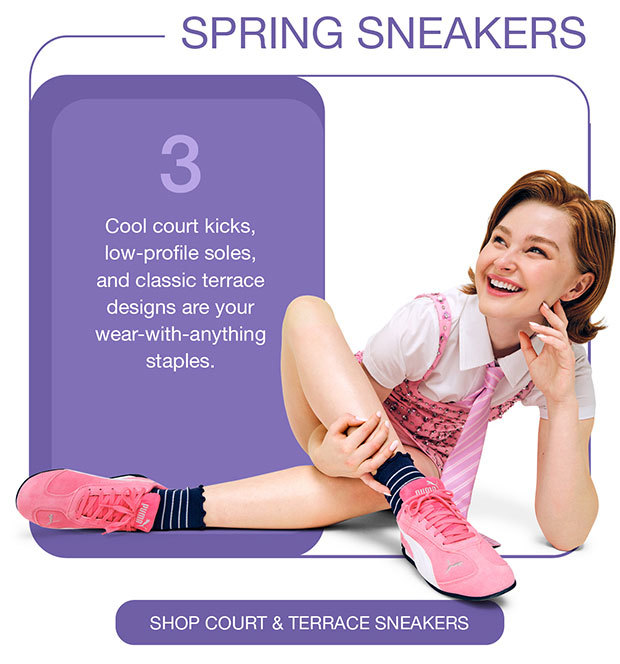 SHOP COURT & TERRACE SNEAKERS