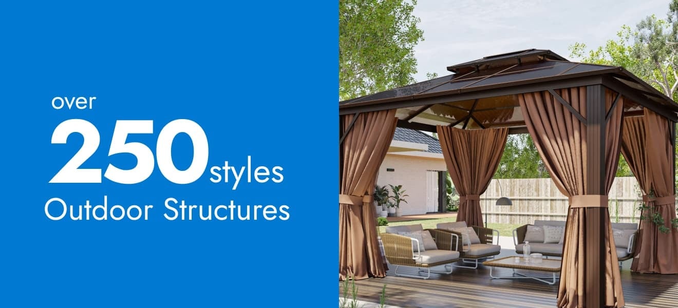 Save on Outdoor Structures