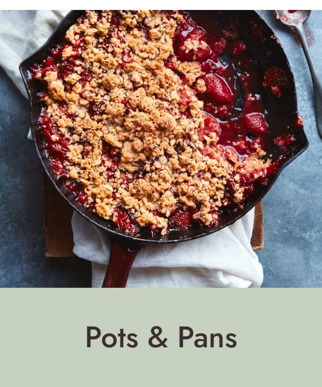 Save on Pots and Pans