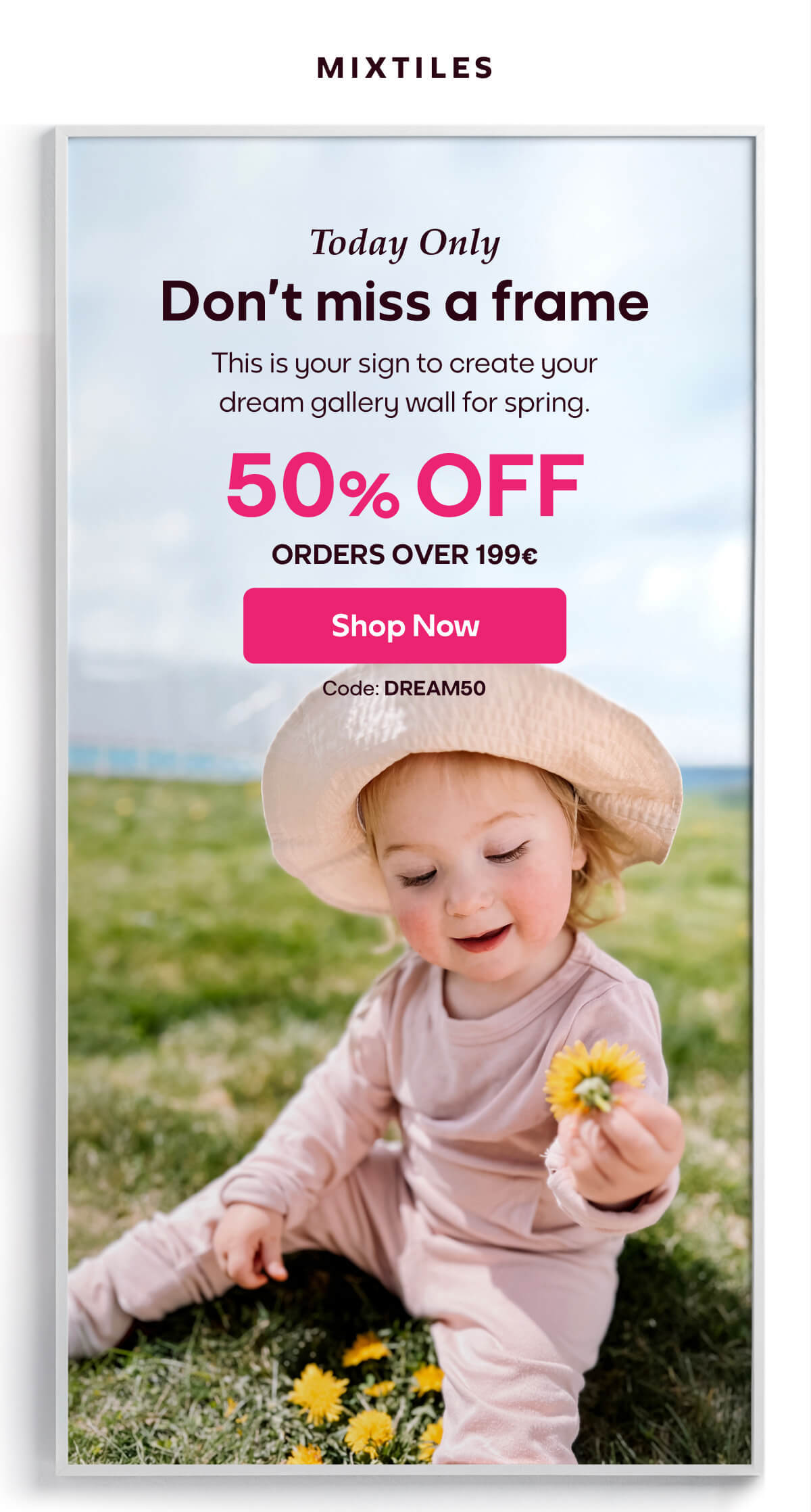 [MIXTILES] This is your sign to create your dream gallery wall. | ORDER NOW