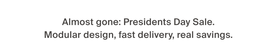 Shop the Presidents Day Sale