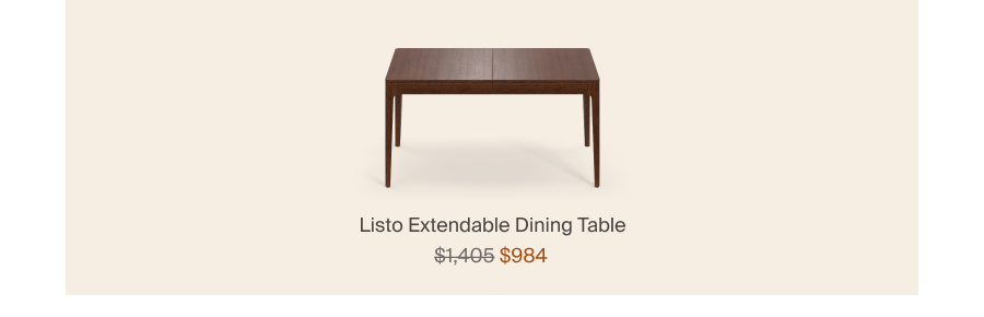 Listo Extendable Dining Table