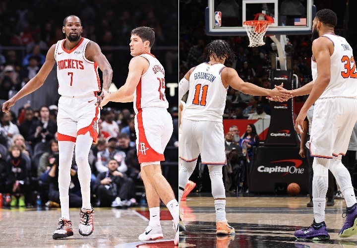 Kevin Durant & Reed Sheppard, Jalen Brunson & Karl-Anthony Towns